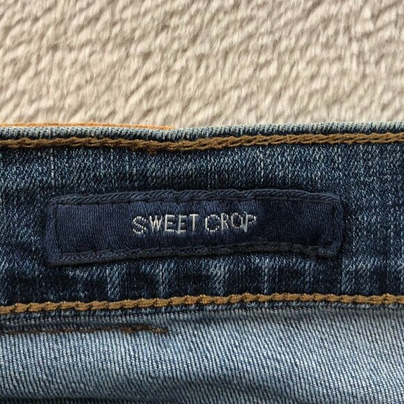 Lucky Brand Womens Jeans Size 10/30 Sweet Crop Straight Leg Classic Blue Denim - Picture 8 of 15